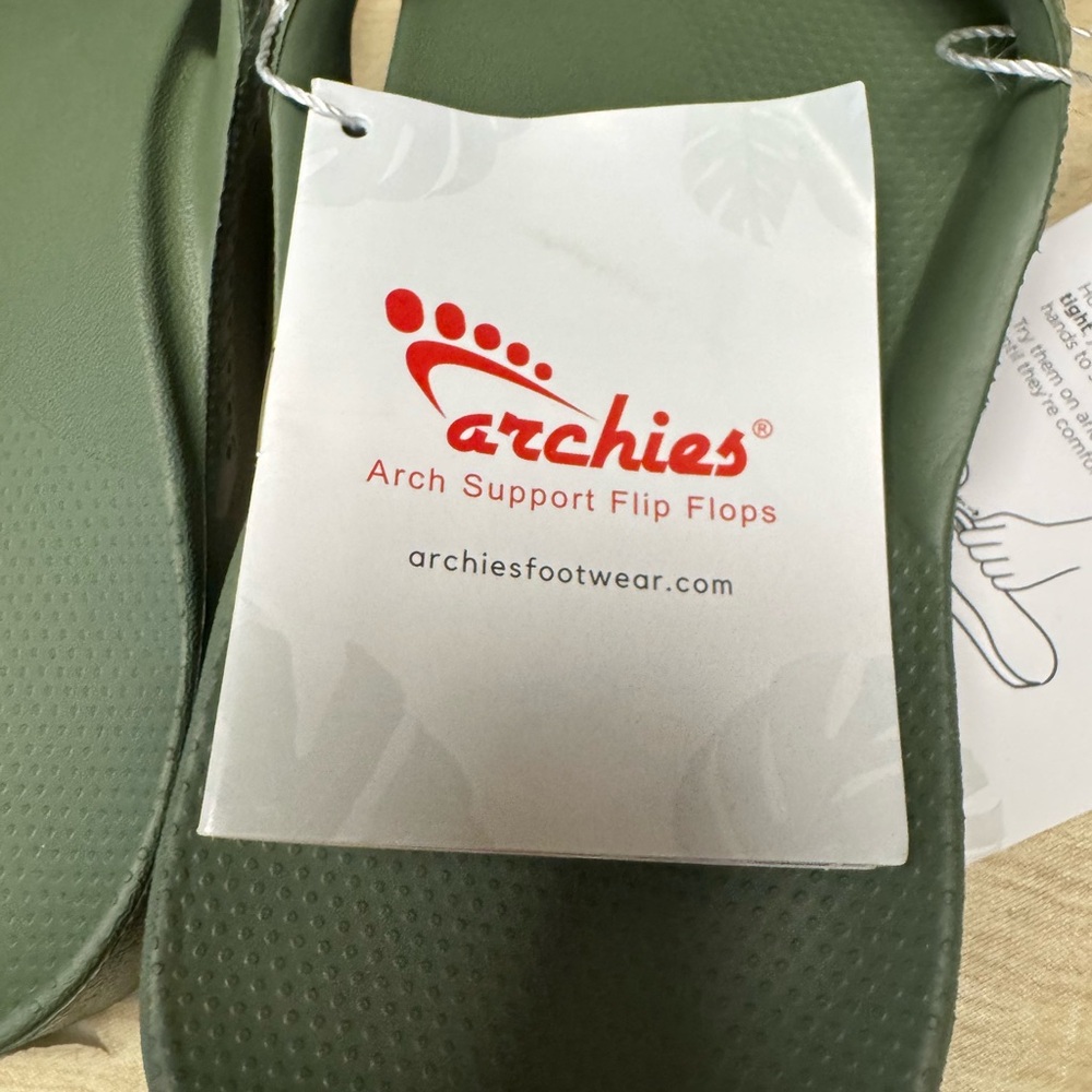 Archies Arch Support Flip Flops - Mult Available - Picture 9 of 10